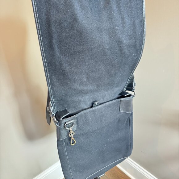 Bally 1851 Crossbody Sling Messenger Bag w/ Silver Tag - Picture 5 of 16